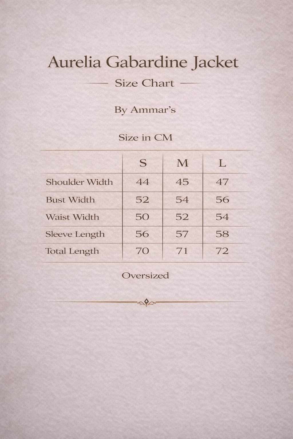 AURELIA Gabardine Jacket